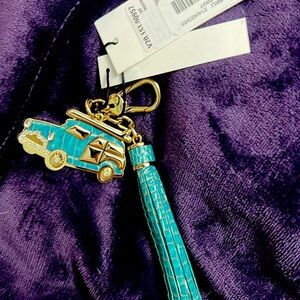 NWT Brahmin Copa Charm Tassel Mermaid Green Melbourne Retired Charm Tassel